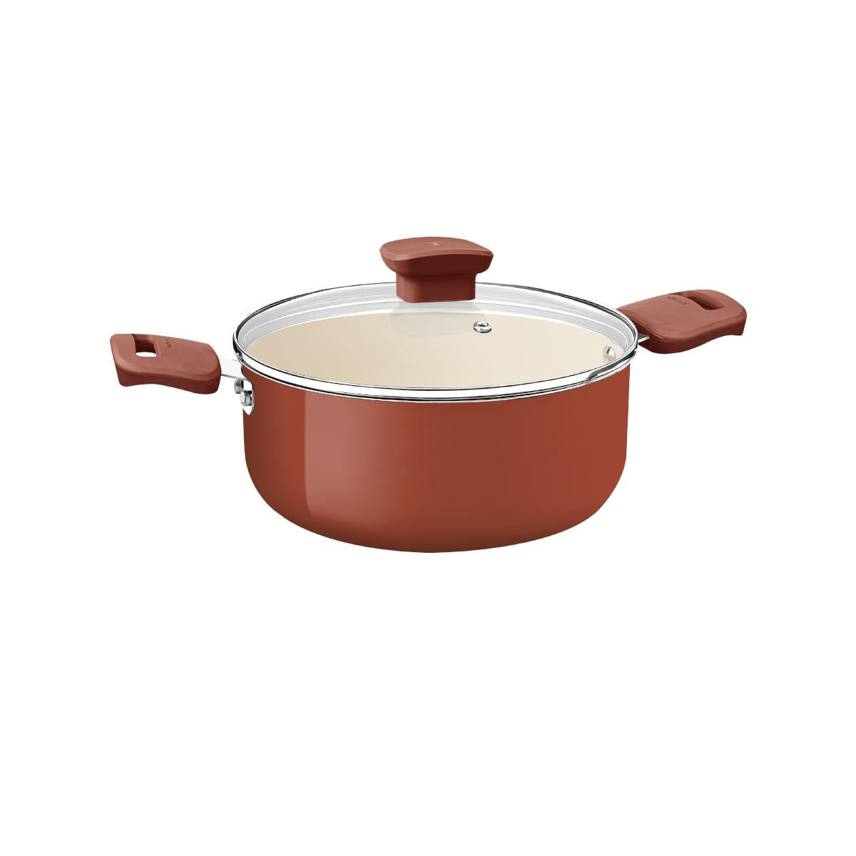Caçarola Tramontina Veronese Alumínio e Cerâmica Argila 20cm 2,6 L