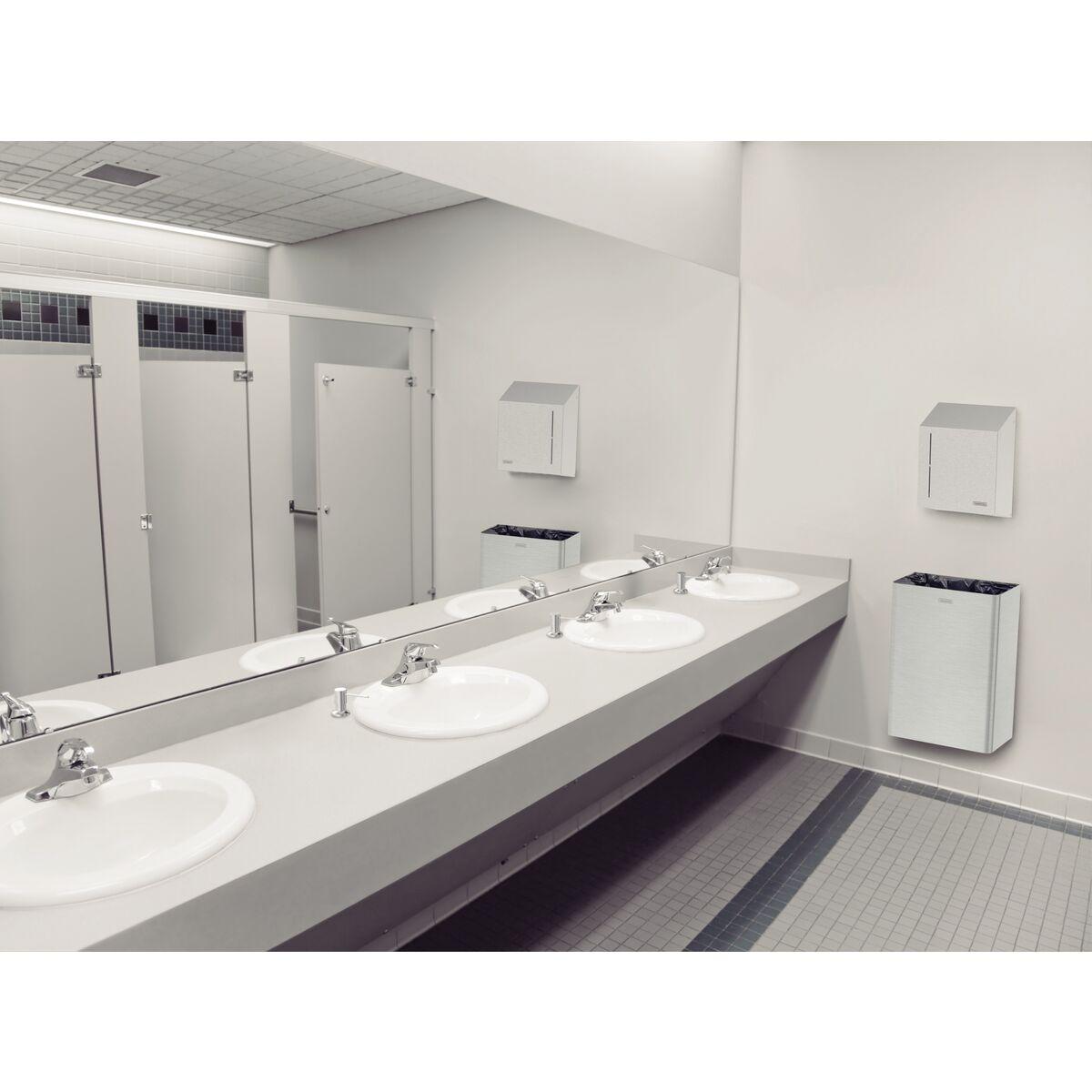 Lixeira Tramontina Wall 30 Litros em Aço Inox para Fixação na Parede