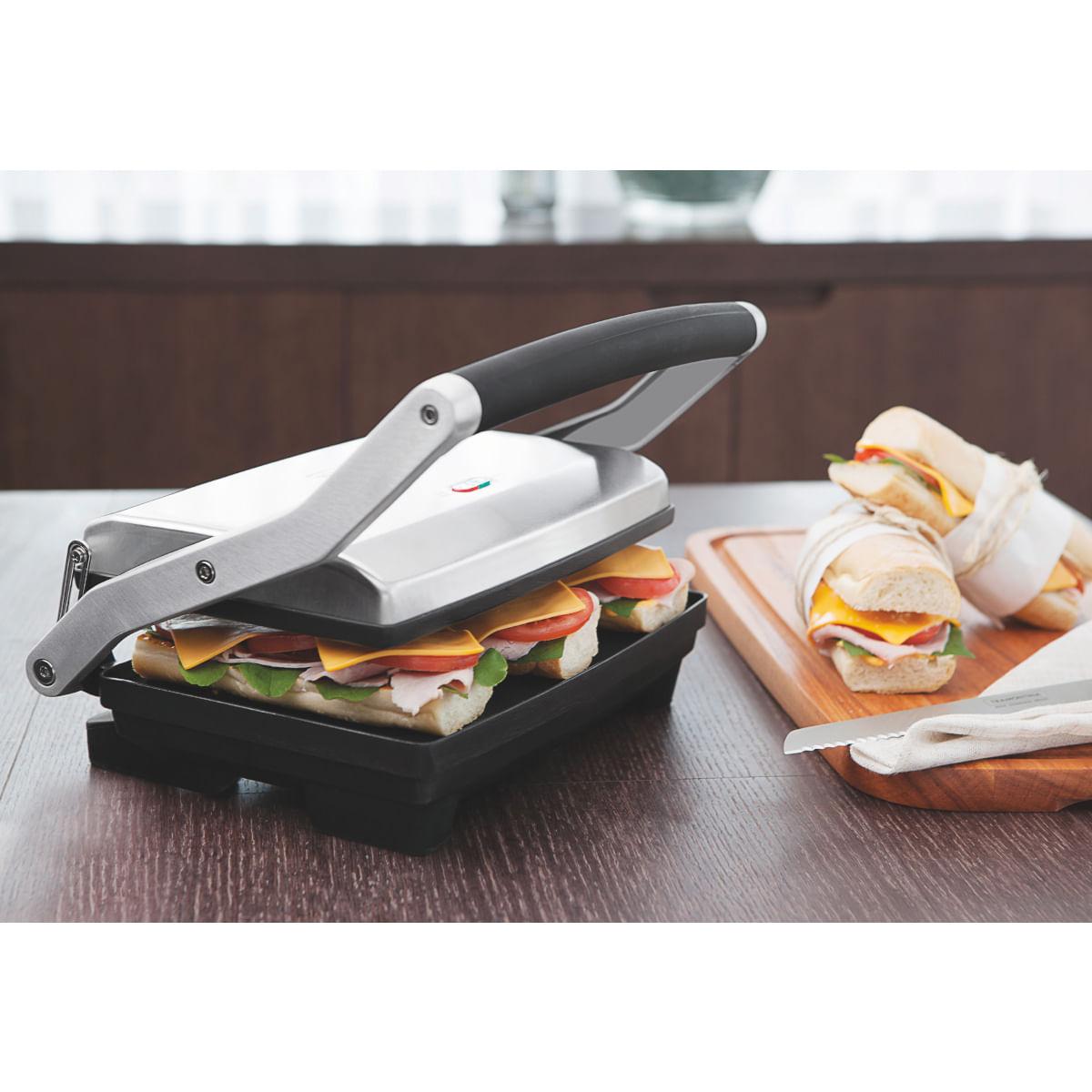 Sanduicheira Tramontina by Breville Express em Aço Inox Fosco 127 V