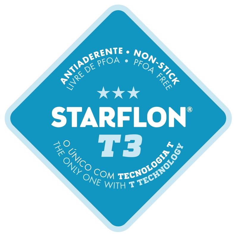 Jogo de Panelas Starflon 5 Peças Preta Tonalité Tramontina 20499040