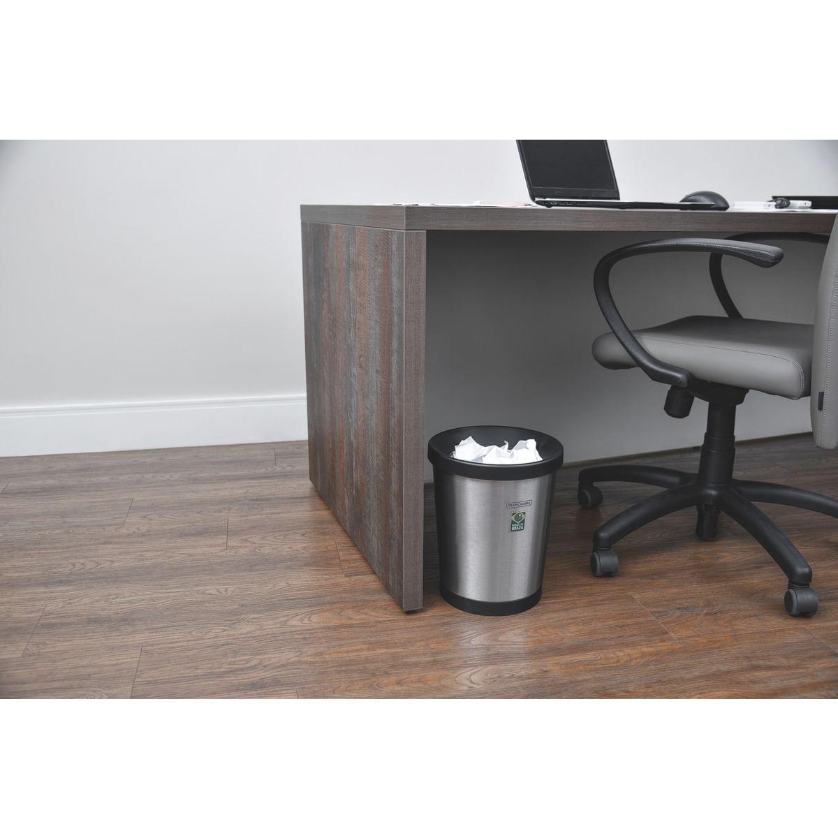 Lixeira para Papel Tramontina Molise Aço Inox Scotch Brite 12 Litros