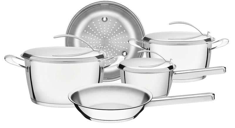 Jogo de Panelas Aço Inox 5 Peças VENTURA Tramontina 65360290