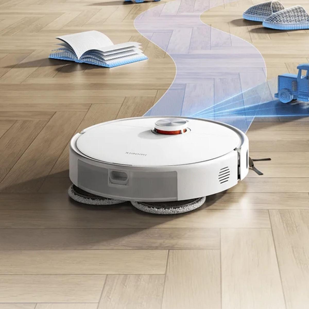 Robô Aspirador de Pó Xiaomi S40 Pro com Mop Giratório Branco Homologado Anatel