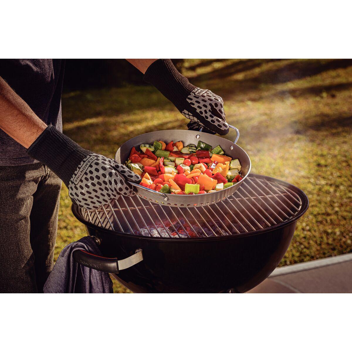 Grelha Tramontina Churrasco em Alumínio com Revestimento Anodizado Grafite 30 cm