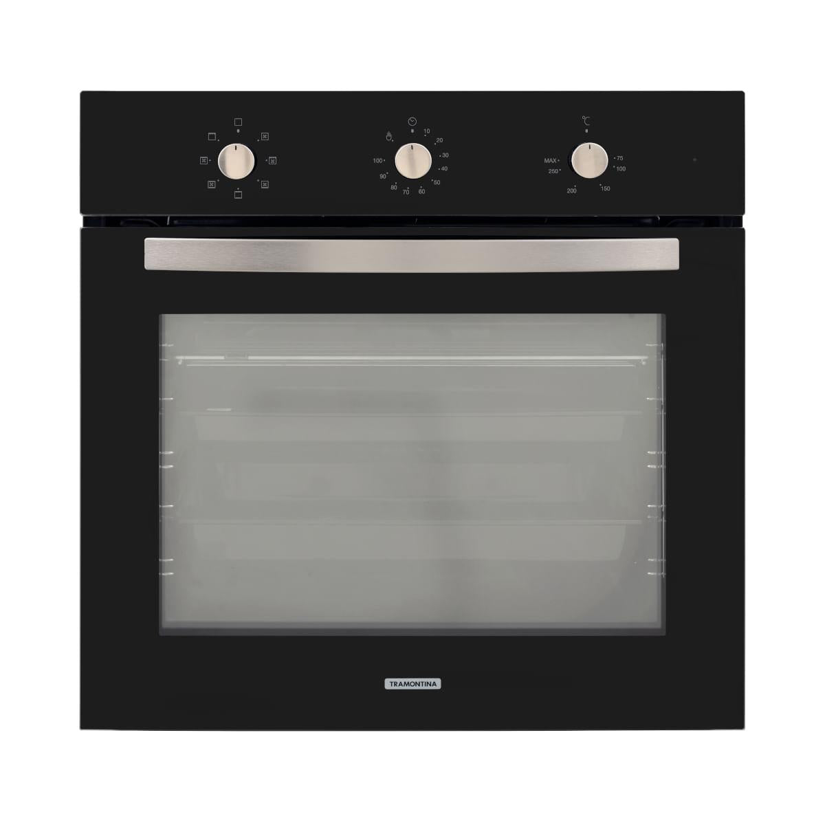 Forno Elétrico de Embutir Tramontina New Glass Cook Preto 7 Funções 71L 94867220