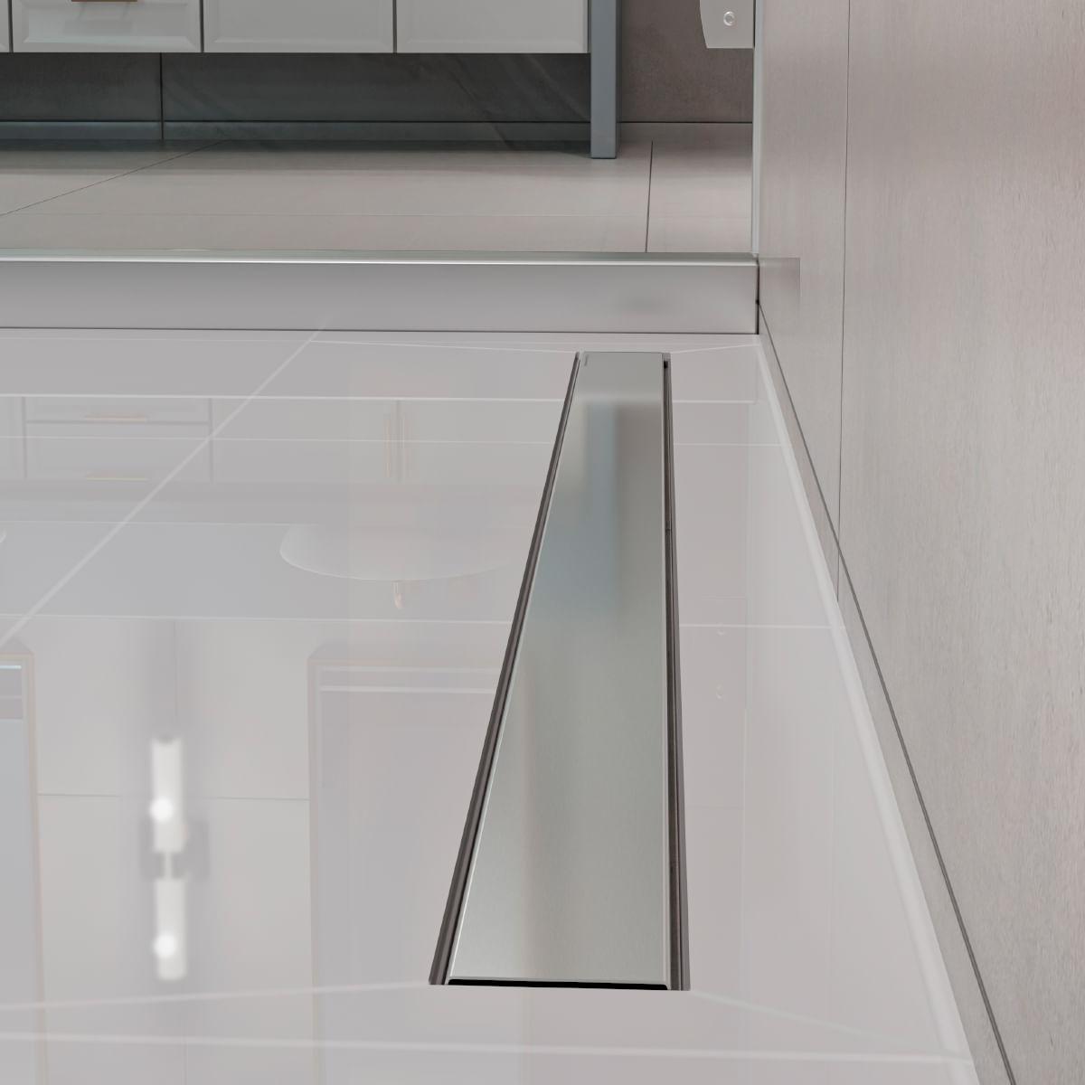 Ralo Neo Square Tramontina com Tampa em Aço Inox 15x15 cm