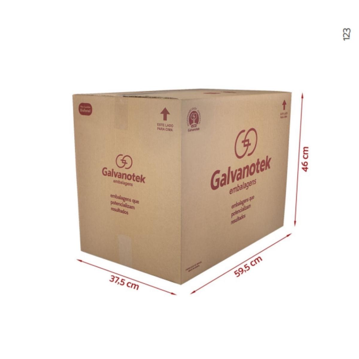500un Pote Plástico 200ml G310 com Tampa Cristal Galvanotek