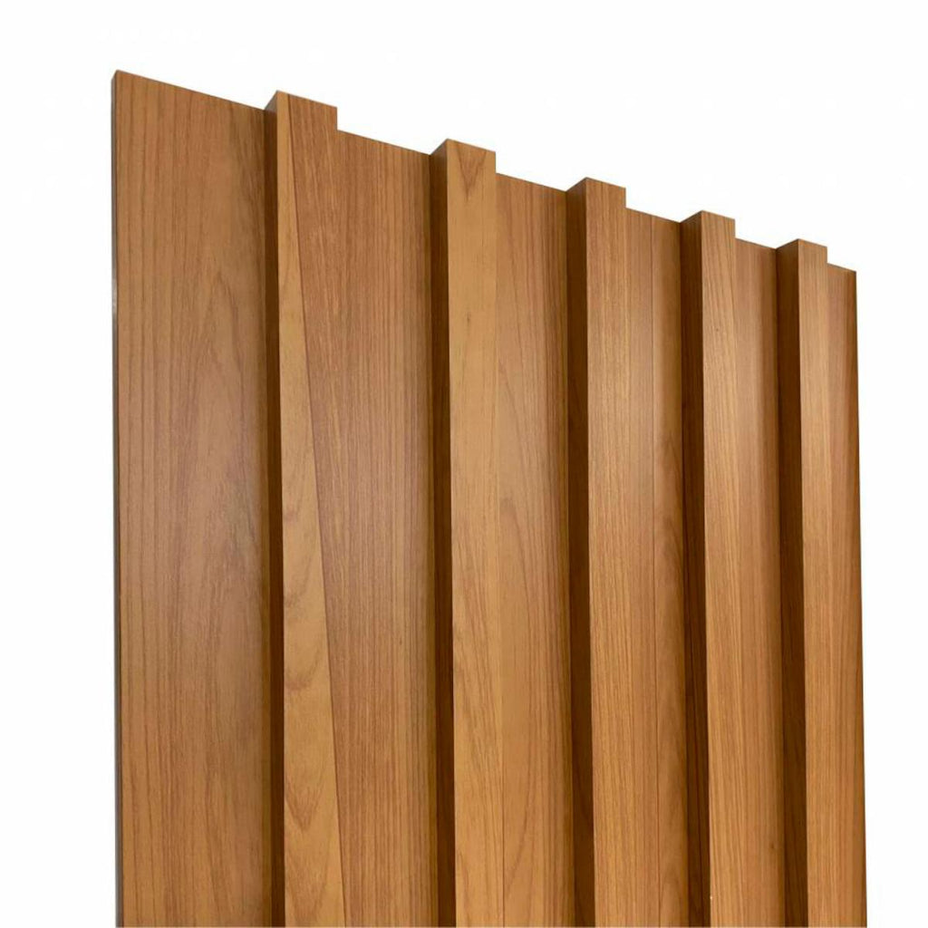 Painel Ripado em MDF 134x183 cm Freijó PA73JJ Dalla Costa