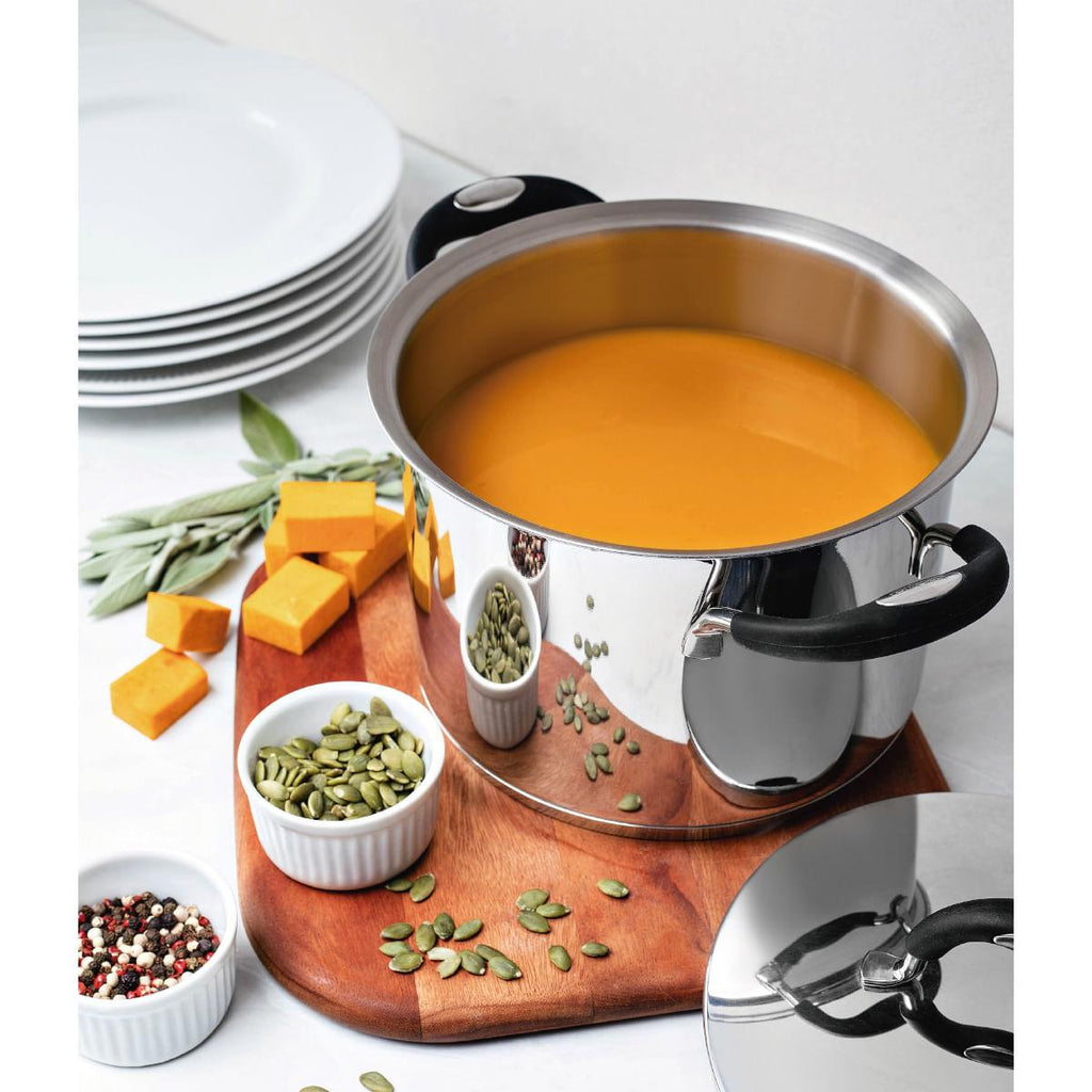 Caldeirão Tramontina Duo Silicone Aço Inox 20 cm 4,5 L