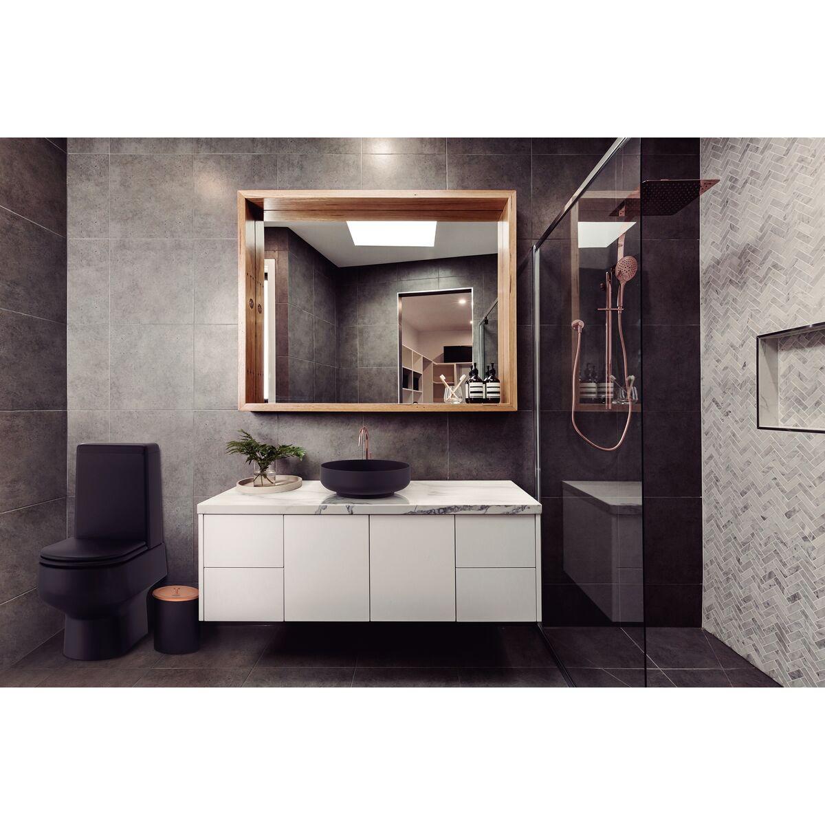 Lixeira Tramontina Útil Rose Mix com Balde de Plástico Preto 5 Litros