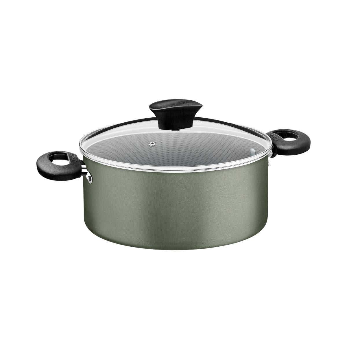 Kit Cozinha Tramontina Michigan 10 Peças em Alumínio Starflon Max Verde Oliva