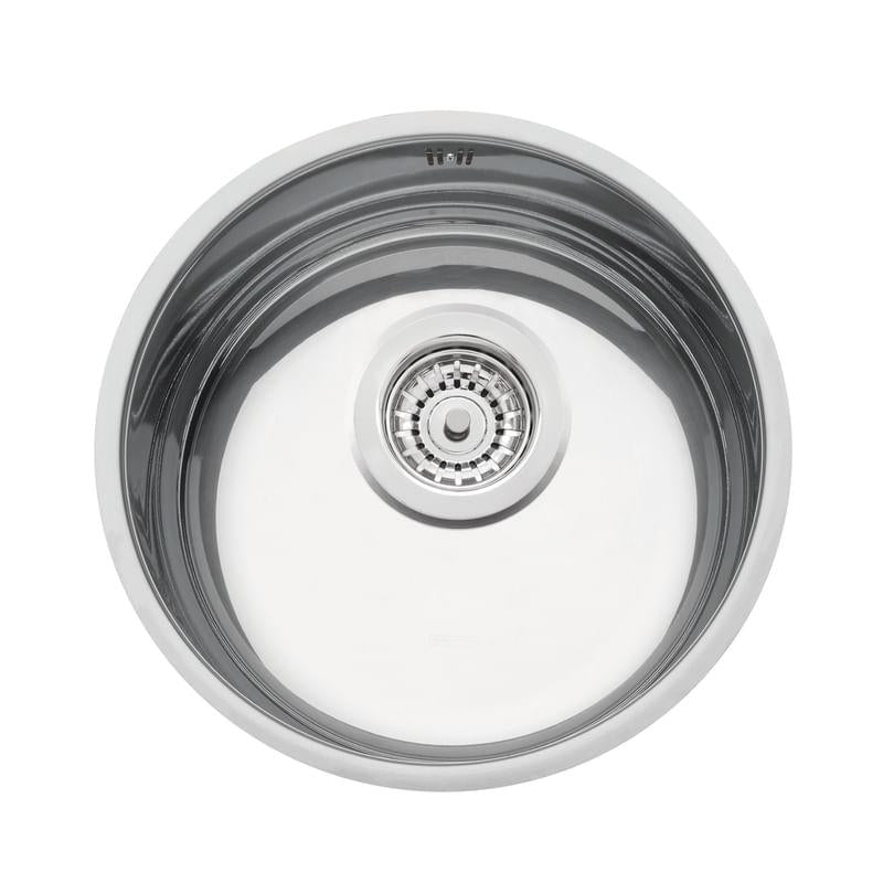 Cuba Redonda Inox Prime 30 BL ø30x16 cm Alto Brilho com Válvula 4,5 com escape Tramontina 94010203
