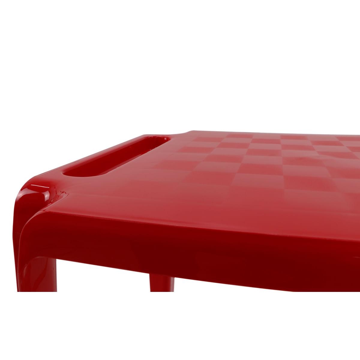 Mesa Infantil Tramontina Dona Chica em Polipropileno Vermelho
