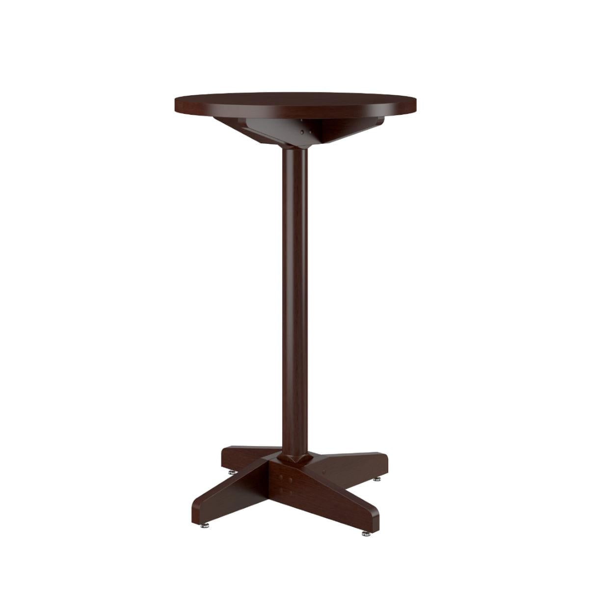 Mesa Bar Alta Piratini em Madeira Maciça Castanho Acetinado 60x100cm