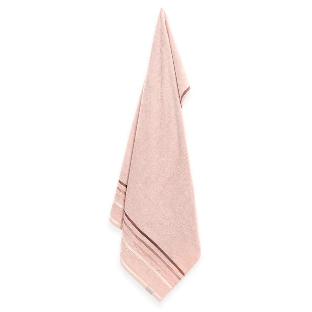 Jogo de Banho 5 Peças Fio Penteado Karsten Lumina Rosé Rosa