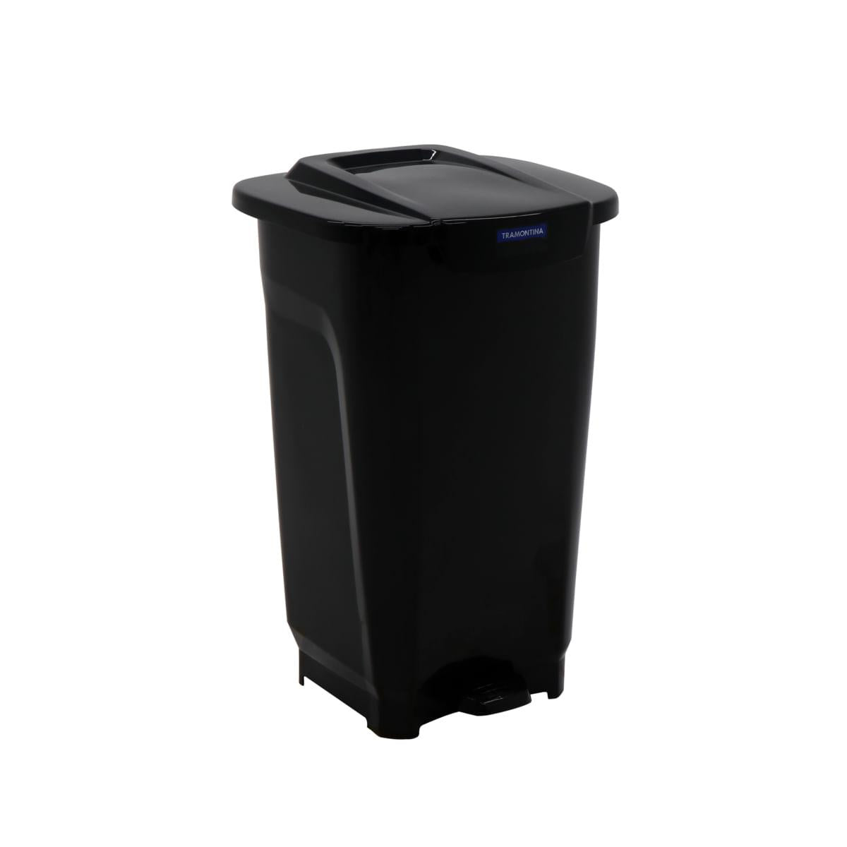 Lixeira Tramontina T-Force em Polipropileno Preto 50 L