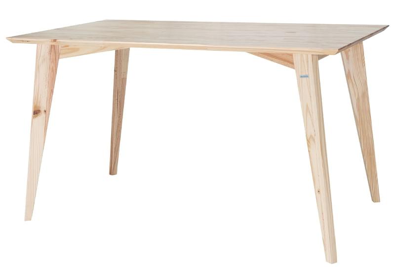 Mesa de Madeira Olívia 140x80cm Verniz Tramontina 91757114