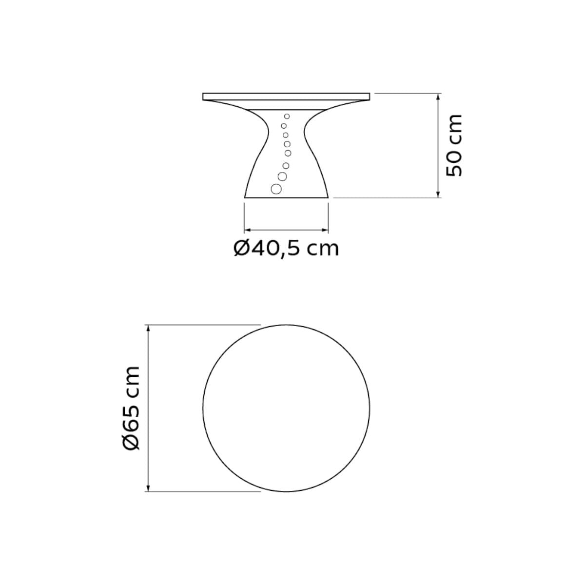 Mesa de Centro Flut Concreto Tramontina 92740210