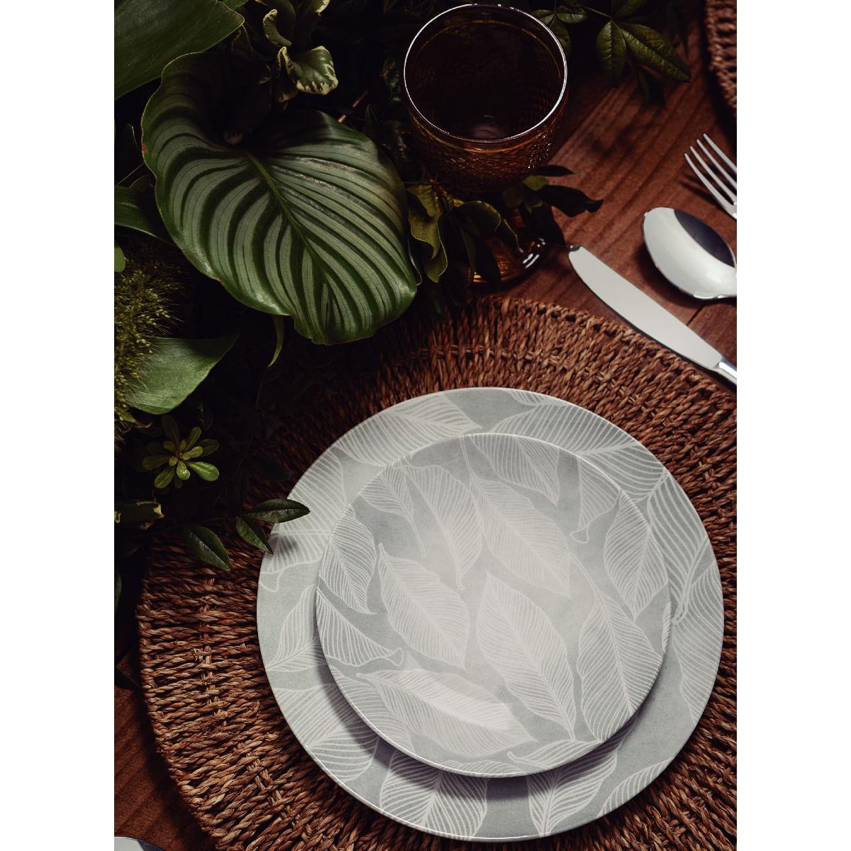Aparelho de Jantar Tramontina Arbo em Porcelana Decorada 20 Peças