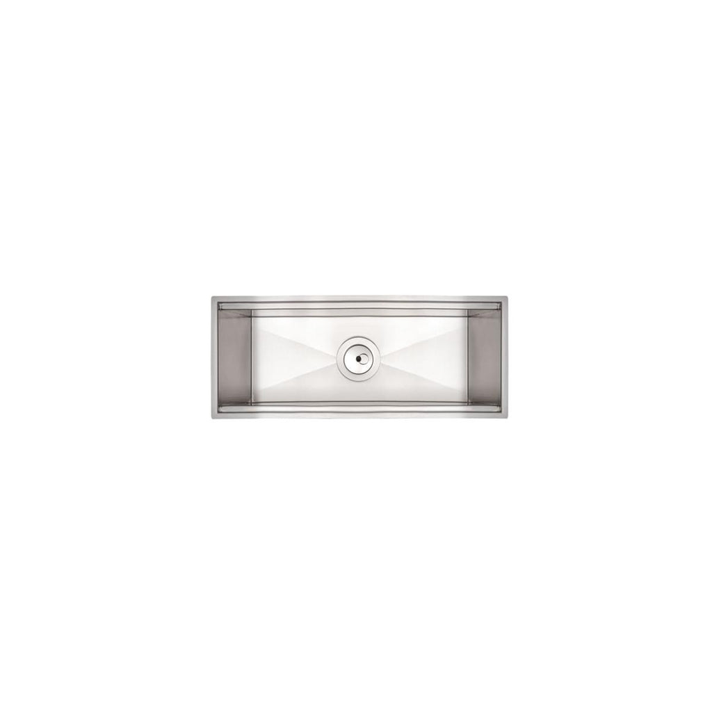 Canal Organizador em Aço Inox Tramontina para Sobrepor com Acabamento Scotch Brite 45x18 cm
