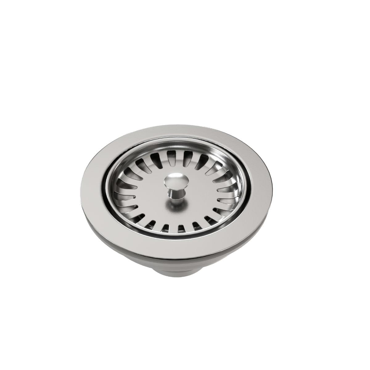 Válvula de Escoamento Docol Massima para Pias e Cubas 4. 1/2" Luxo sem Escape em Aço Inox 304 e Polipropileno