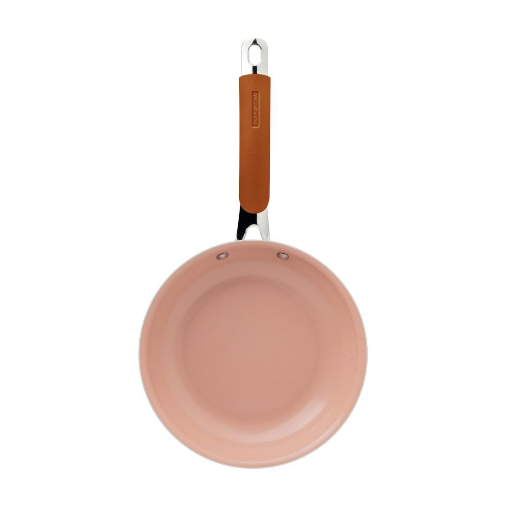 Frigideira Tramontina Romagna Aço Inox Cerâmico Marfim 25 cm 1,95 L