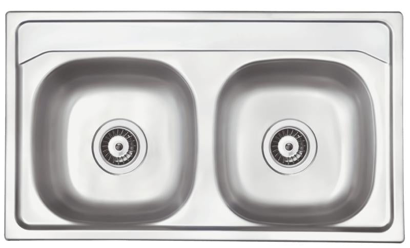 Cuba Inox California 2C 33 FX Perfecta 84x48,3cm Tramontina 93934602