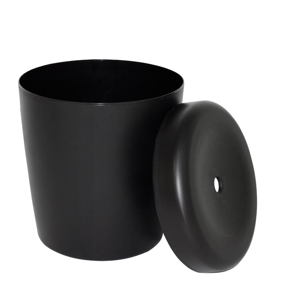 Puff Multiuso Tramontina em Polipropileno Preto 35 cm
