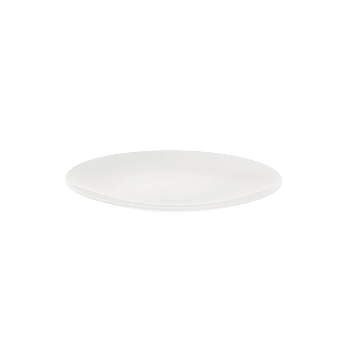 Prato Raso Tramontina Leonora HO em Porcelana Branca 25 cm
