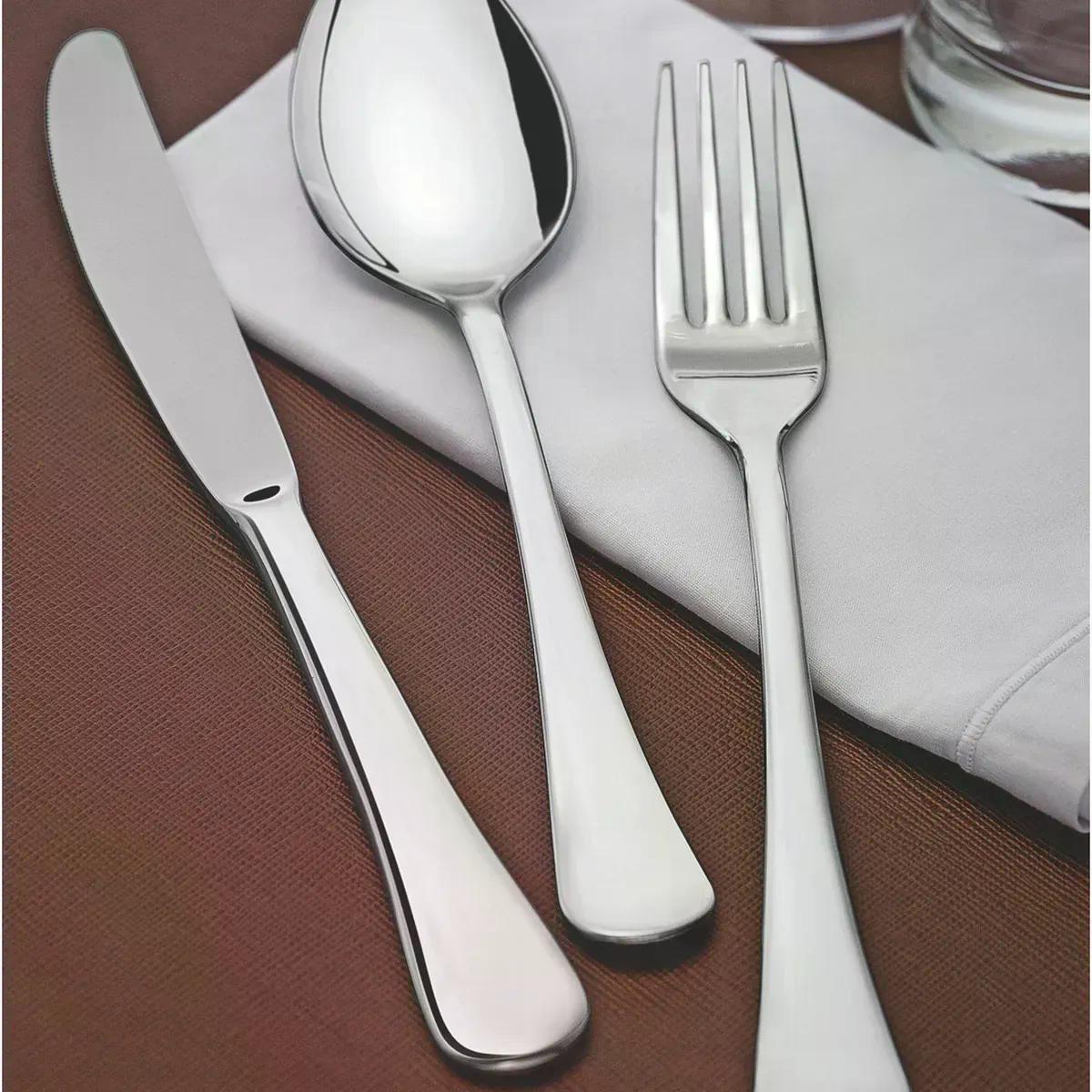 Faqueiro Tramontina Zurique Aço Inox 30 Peças com Facas de Mesa Forjadas