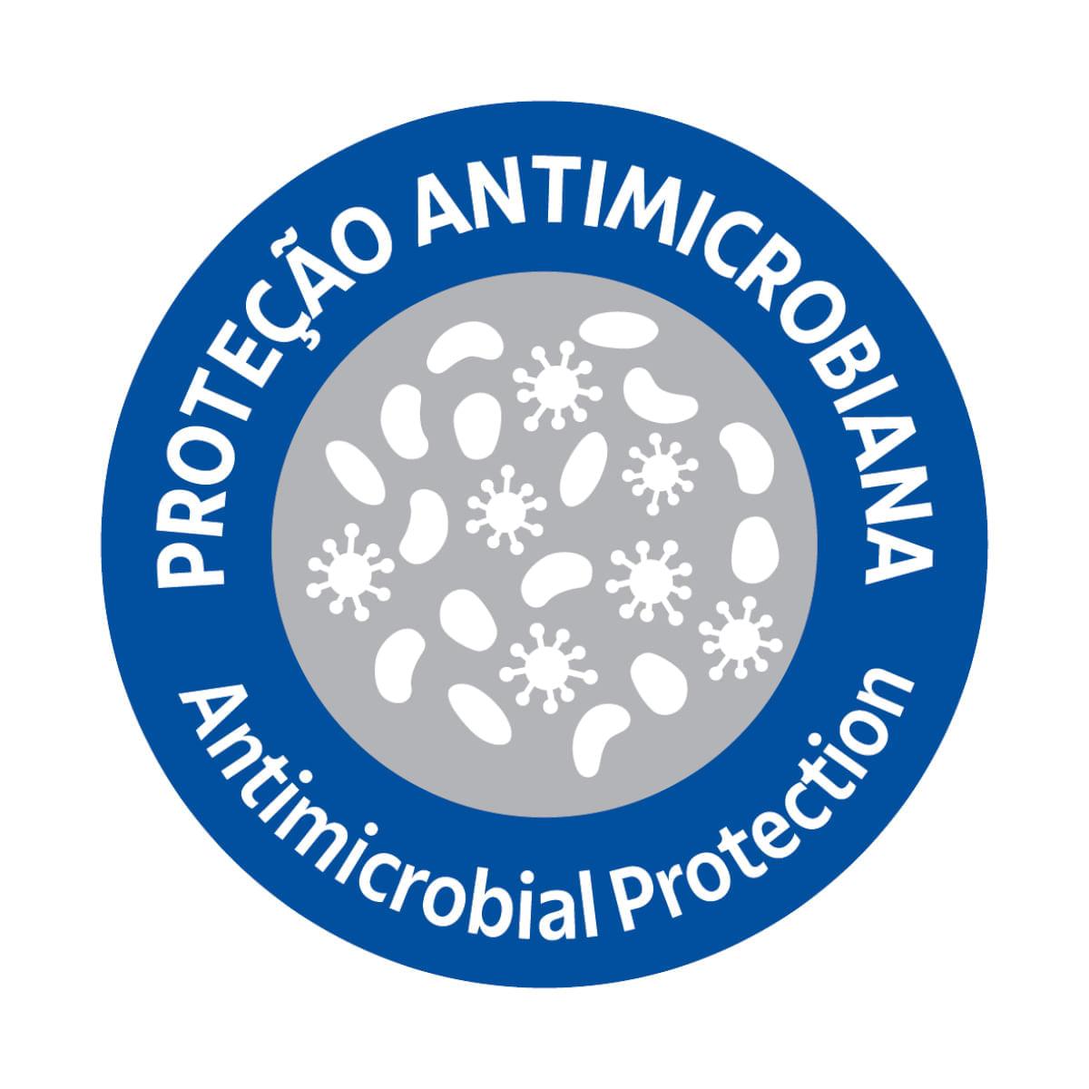 Banqueta Alta para Cozinha Tramontina Serena Preta em Polipropileno com Proteção Antimicrobiana