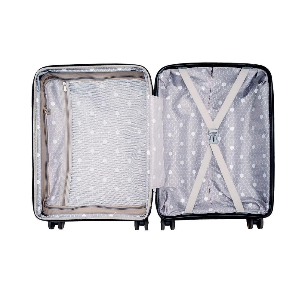 Mala Pequena de Bordo Navegat Expansível Turquesa Rodas Duplas Cadeado TSA Polipropileno