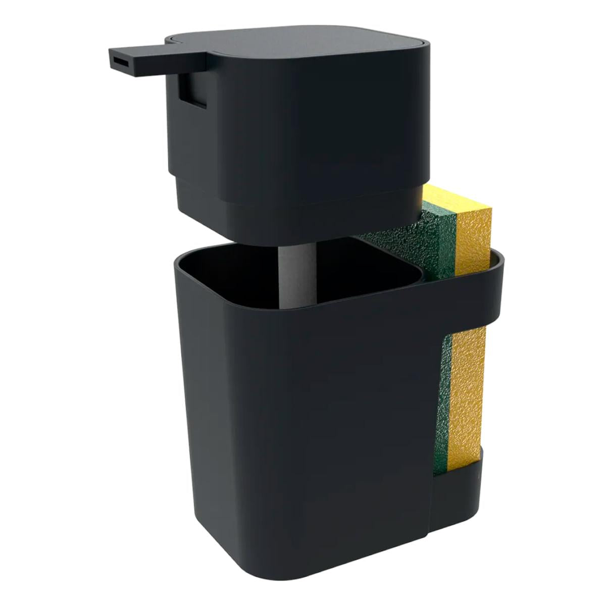 Dispenser de Pia 600ml em Polipropileno Preto Soprano