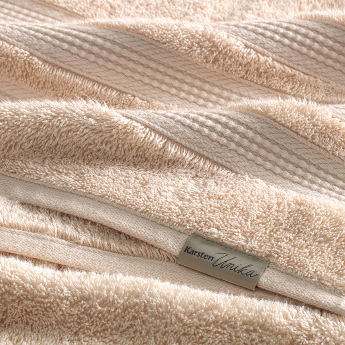 Toalha de Banho Karsten Fio Penteado 100% Algodão Suprema Bege 70x140 cm