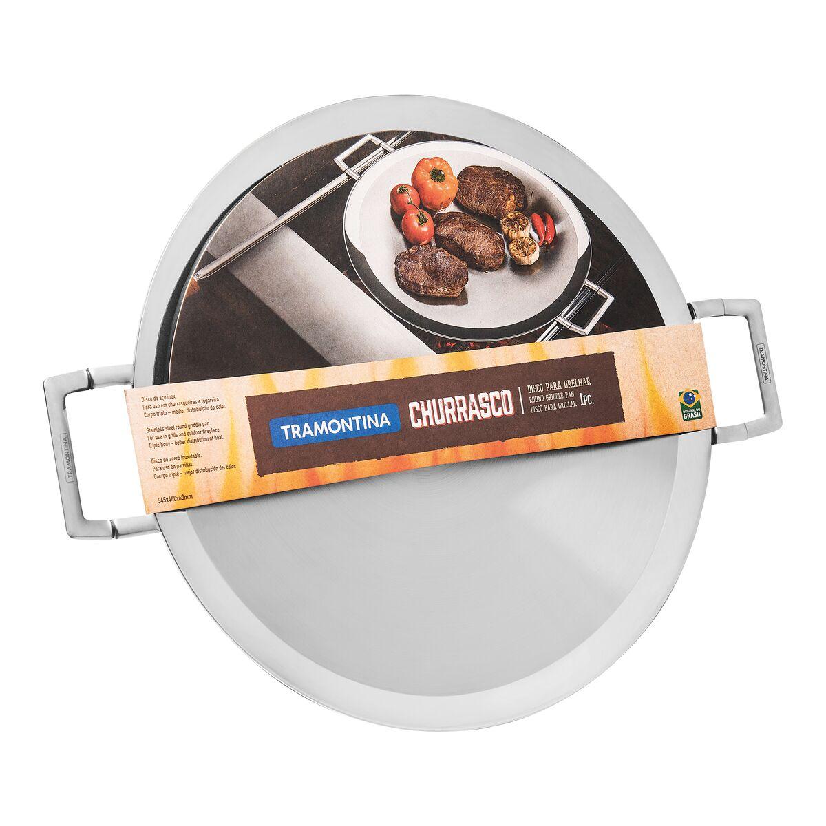 Disco para Grelhar Tramontina em Aço Inox com Corpo Triplo 3,5 L