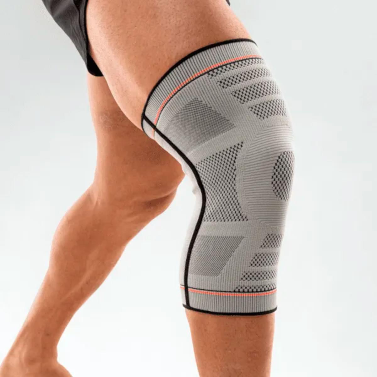Joelheira Training Knit 3D N1 Sport Cinza Claro Tamanho M