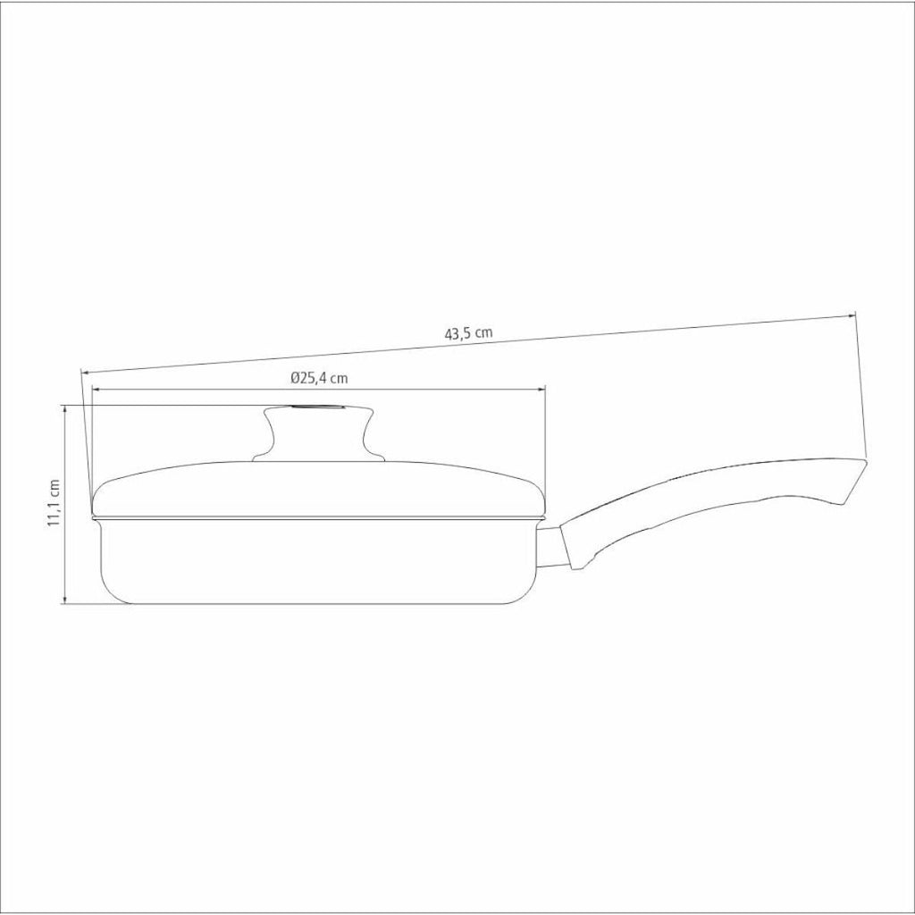 Frigideira Reta Tramontina My Lovely Kitchenm Alumínio Vermelho Starflon Max 24 cm 2 L
