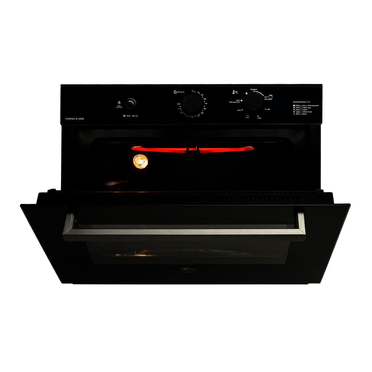 Forno a Gás de Embutir Fischer Infinity 50 litros com Grill 220V