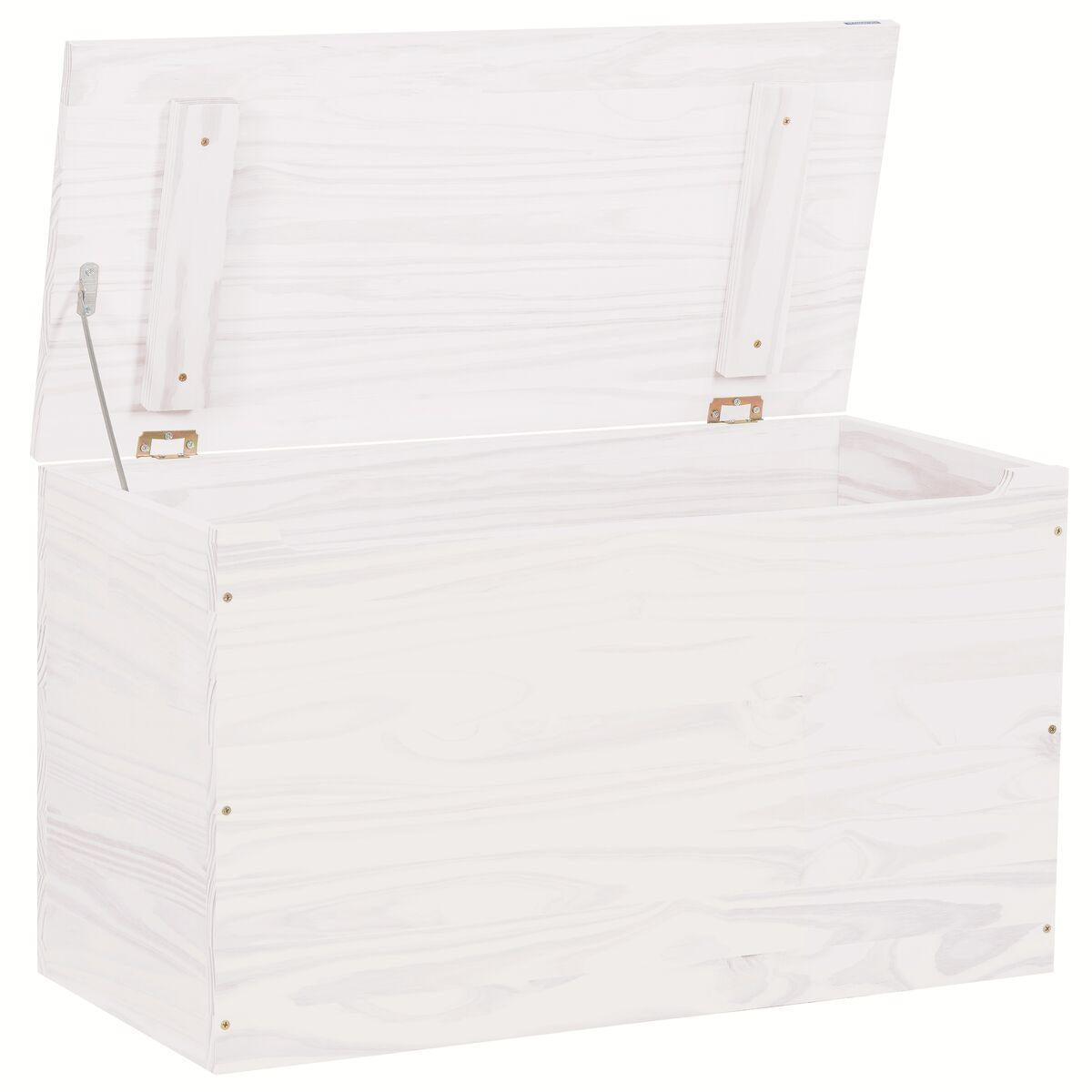 Baú Multiuso Tramontina em Madeira Maciça Branco 75x34x42 cm