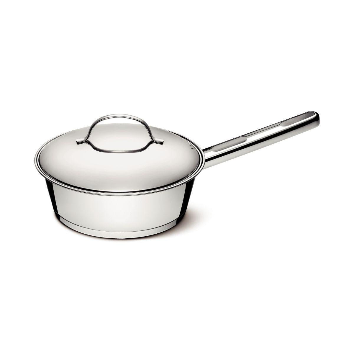 Panela Tramontina Allegra em Aço Inox com Fundo Triplo 20 cm 2,2 L