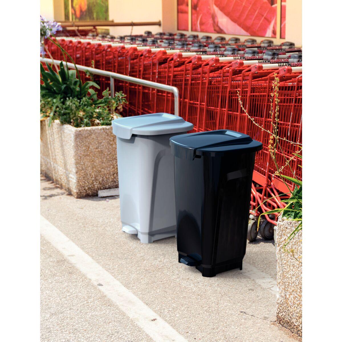 Lixeira Tramontina T-Force em Polipropileno Preto 50 L