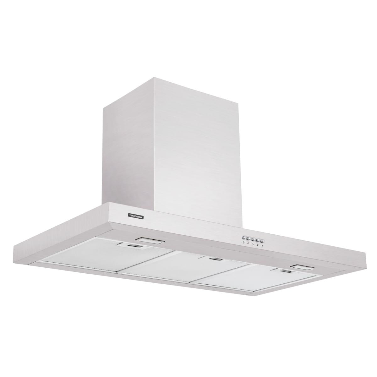Coifa de Parede Tramontina New Dritta em Aço Inox 90 cm 220 V