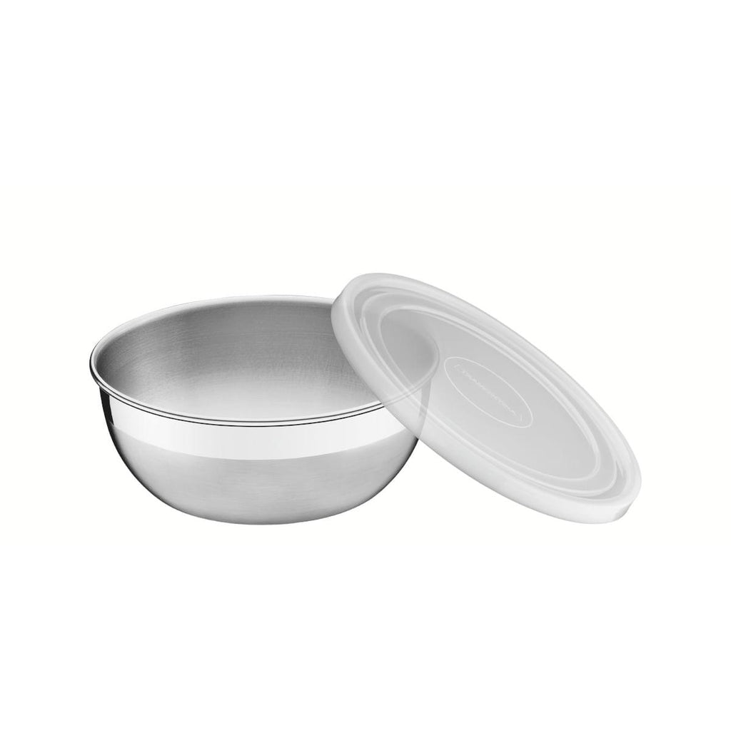 Jogo de Potes Tramontina Freezinox Aço Inox Tampa Plástica 2 Peças